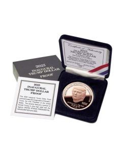 2025 Proof Copper Inaugural Trump Dollar