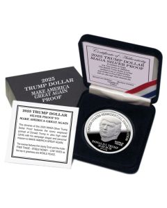 2025 Proof Silver Inaugural Trump Dollar