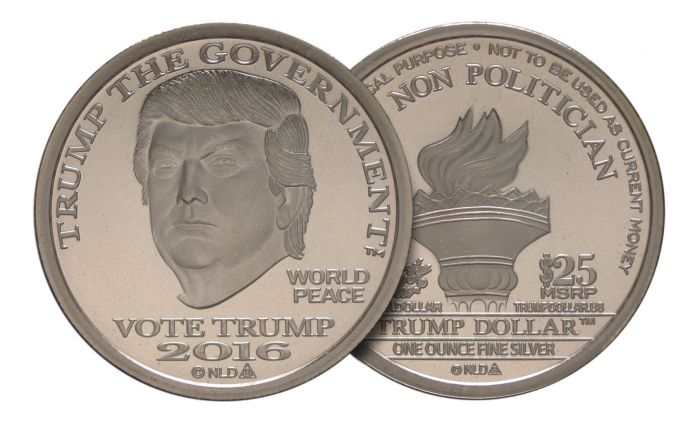 2016 Silver Trump Dollar Type I