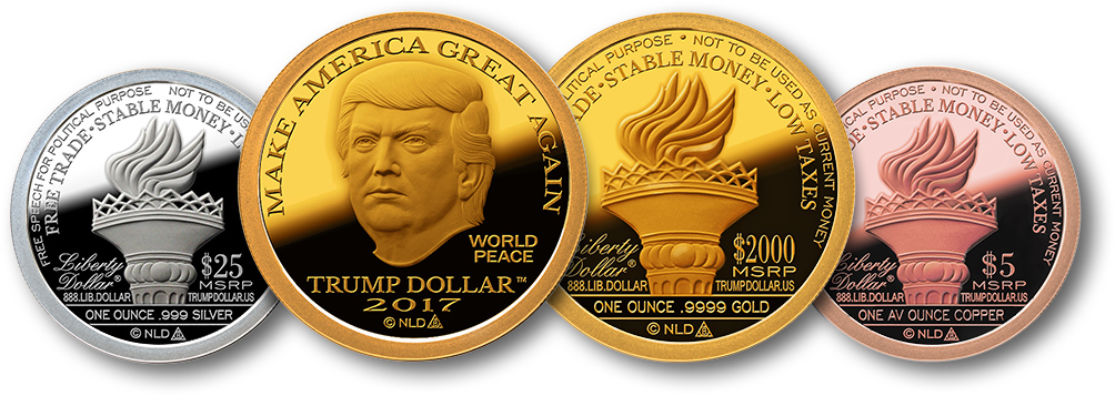 2017 Make America Great Again Trump Dollar